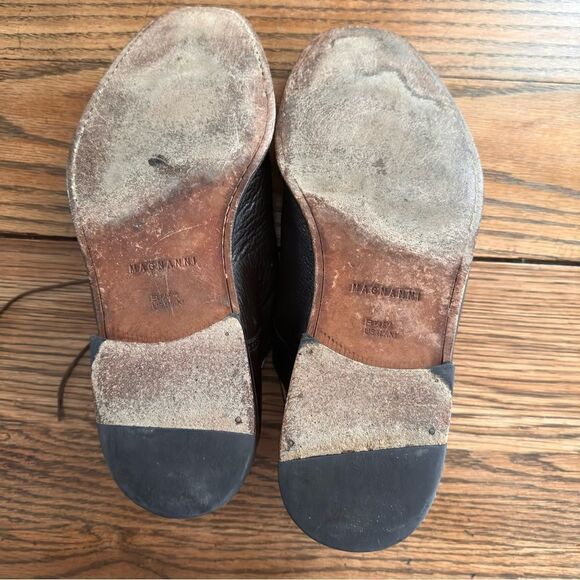 Magnanni Blanco Aldomar Dress Shoes 9249 Brown Brogue Cap Toe Oxfords Men’s 11.5 - Picture 7 of 8